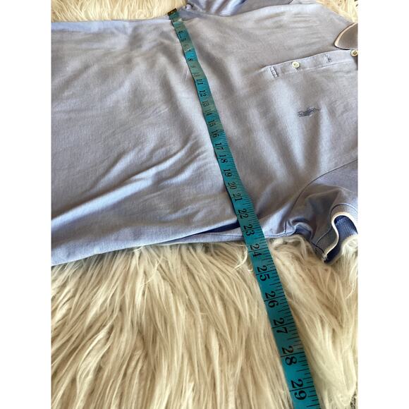 Polo Ralph Lauren Men's Embroidered Pony Custom Slim Fit Polo Shirt Blue Size XL - Picture 10 of 11